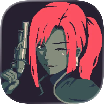 Intensywna scena bullet-hell z 20 Minutes Till Dawn w neonowej stylistyce