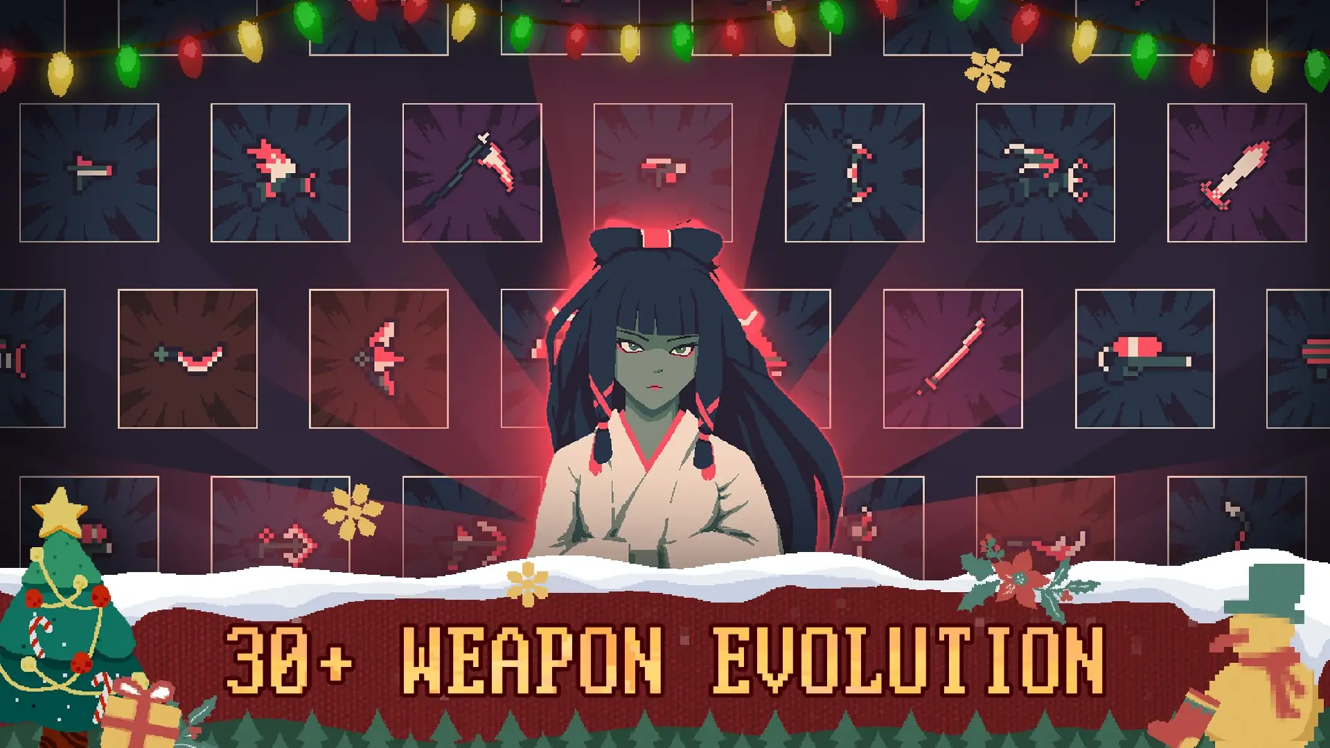 Ilustracja przedstawiająca plan ulepszeń run po runie w 20 Minutes Till Dawn